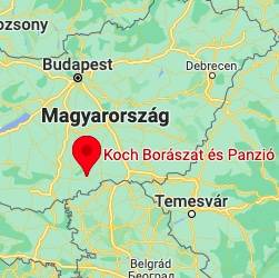 Koch Pincészet, Magyarország térkép