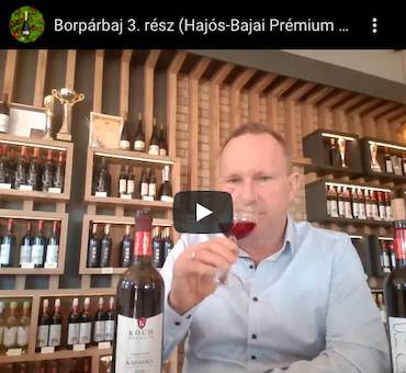 Borpárbaj 3. rész (Hajós-Bajai Prémium Kadarka 2018 - Villányi Franc 2017)