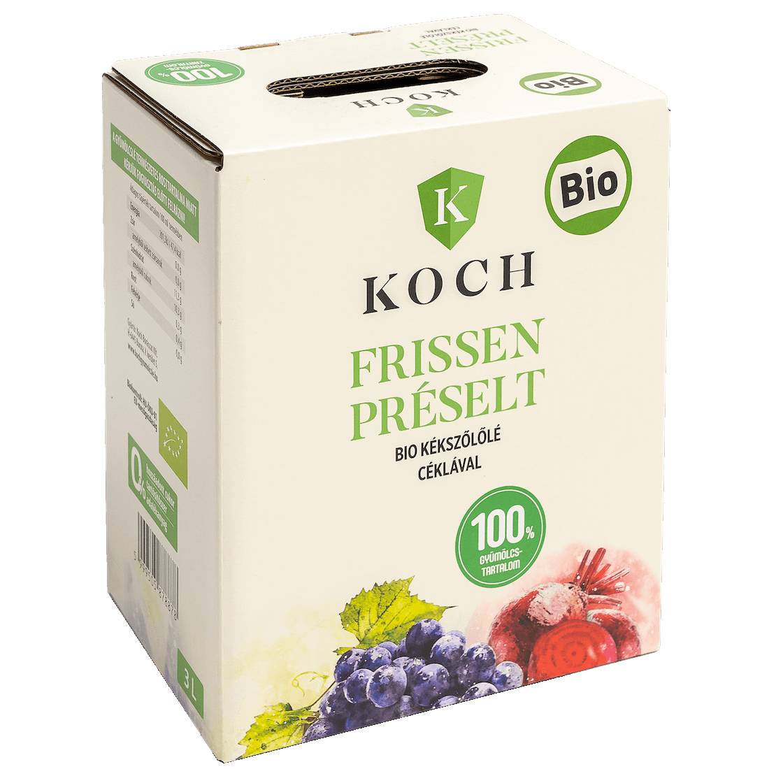 Koch Bio kékszőlőlé céklával 3 L