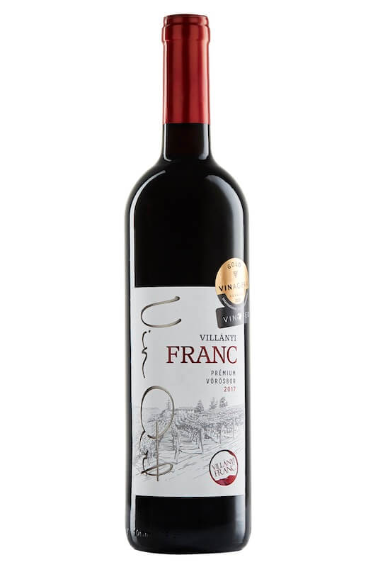 Villányi Franc száraz vörösbor